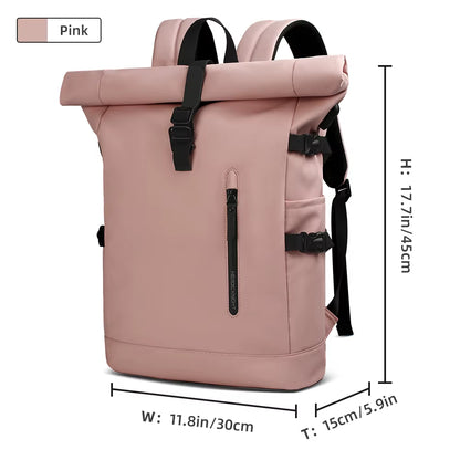 Large 15.6 Inch Laptop Backpack Men Anti-Theft Travel Backpack for Business University Bicycle School Backpack with USB Port
