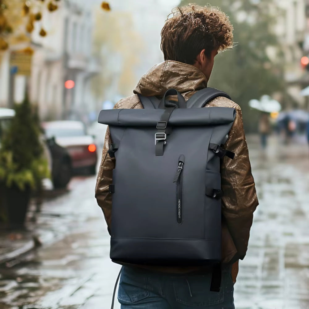 Large 15.6 Inch Laptop Backpack Men Anti-Theft Travel Backpack for Business University Bicycle School Backpack with USB Port