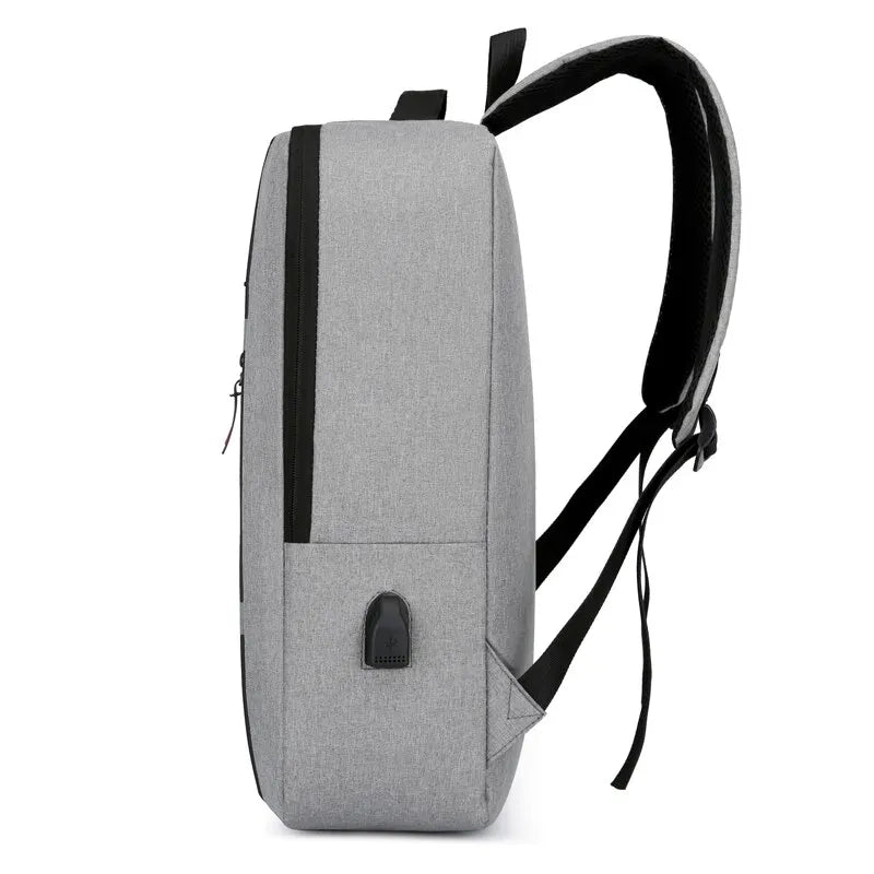 1 Pack 15.6 Inch Men'S Business Computer Bag Multi-Pocket High-Capacity Usb Charging Work Commuting Backpack