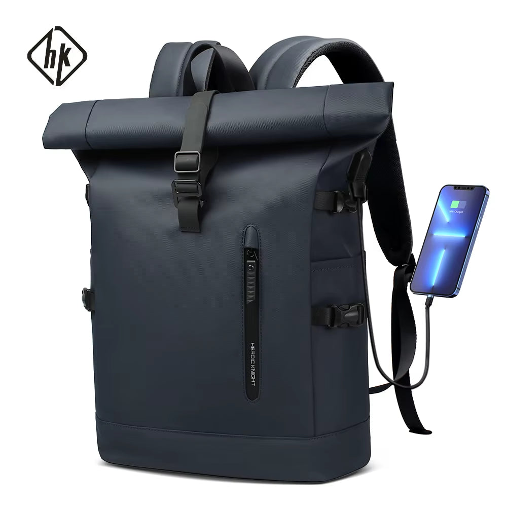 Large 15.6 Inch Laptop Backpack Men Anti-Theft Travel Backpack for Business University Bicycle School Backpack with USB Port