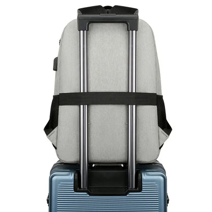 Business Computer Backpack with USB Charging Port Men'S Bag with Insulated Lunch Bag Outdoor Travel Waterproof Backpack