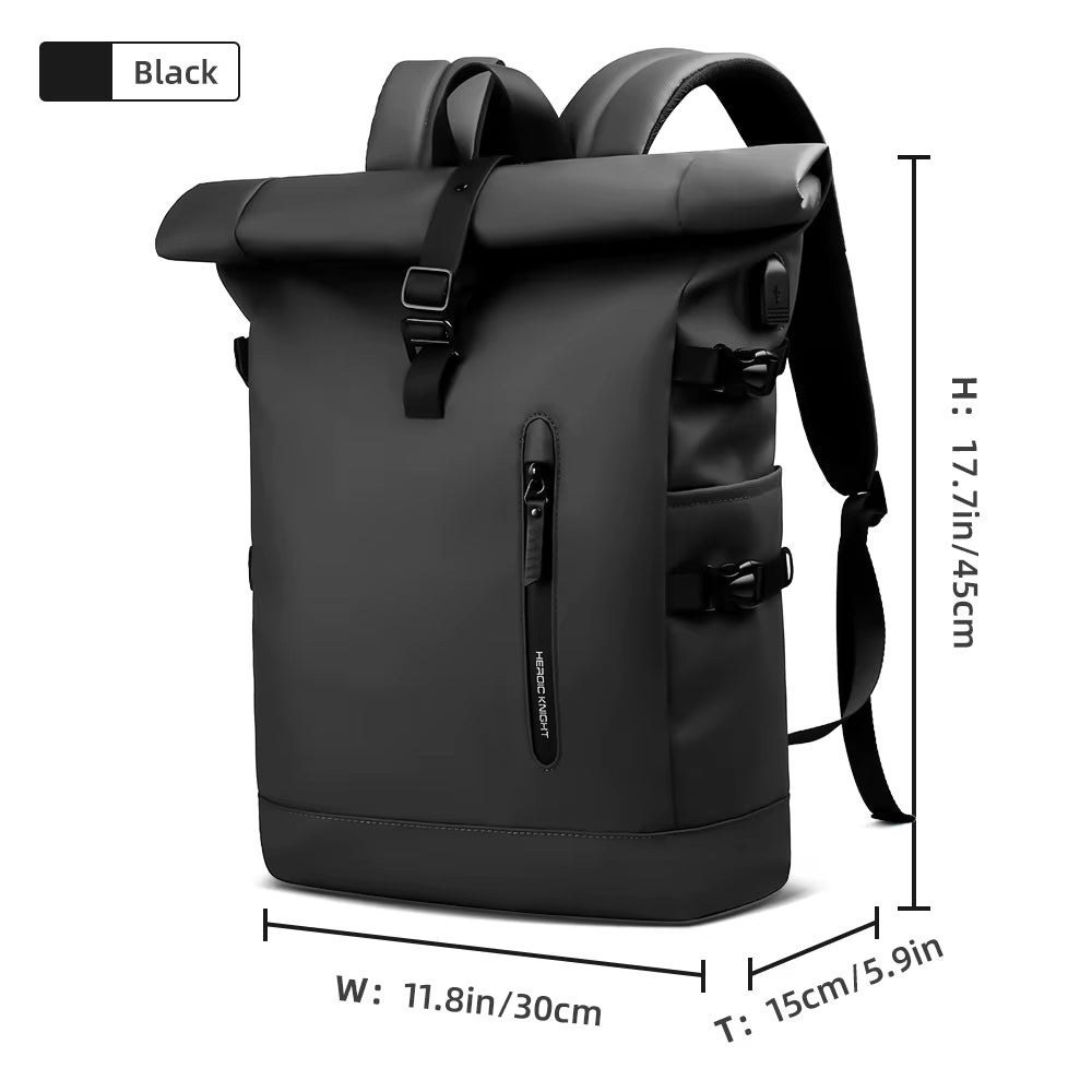 Large 15.6 Inch Laptop Backpack Men Anti-Theft Travel Backpack for Business University Bicycle School Backpack with USB Port