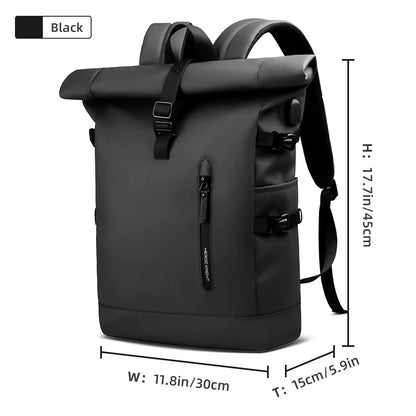 Large 15.6 Inch Laptop Backpack Men Anti-Theft Travel Backpack for Business University Bicycle School Backpack with USB Port